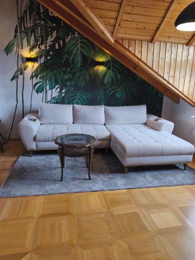 Wohnzimmer Ferienwohnung Burgzauber Burghausen